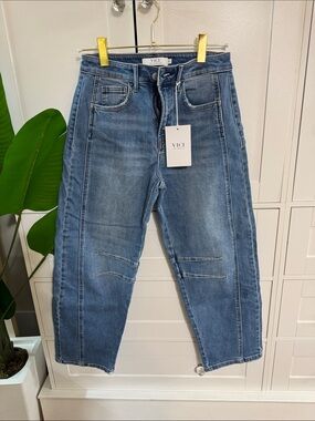 VICI Washed Blue Barre Jeans